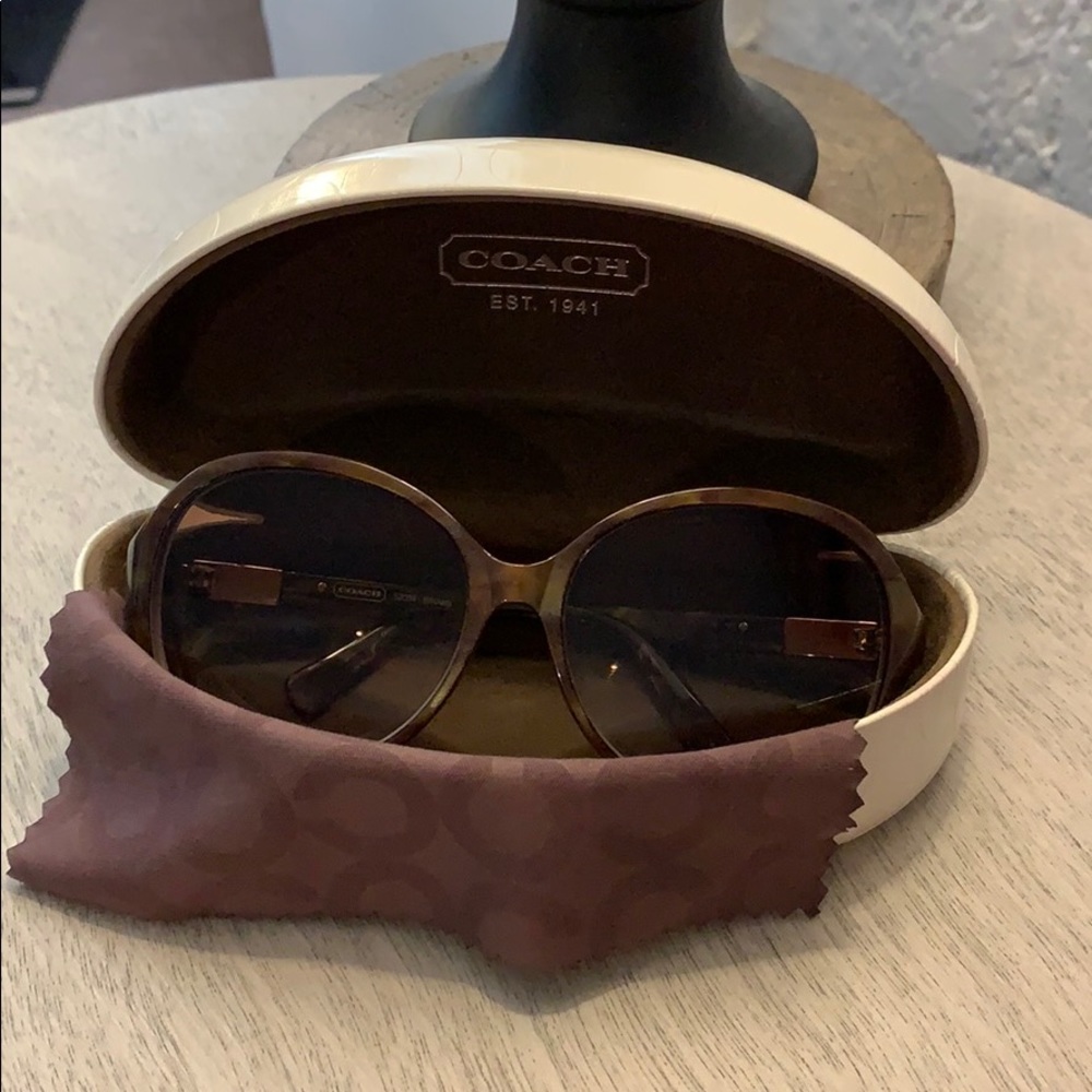 Coach Sunglasses with Case & Cloth